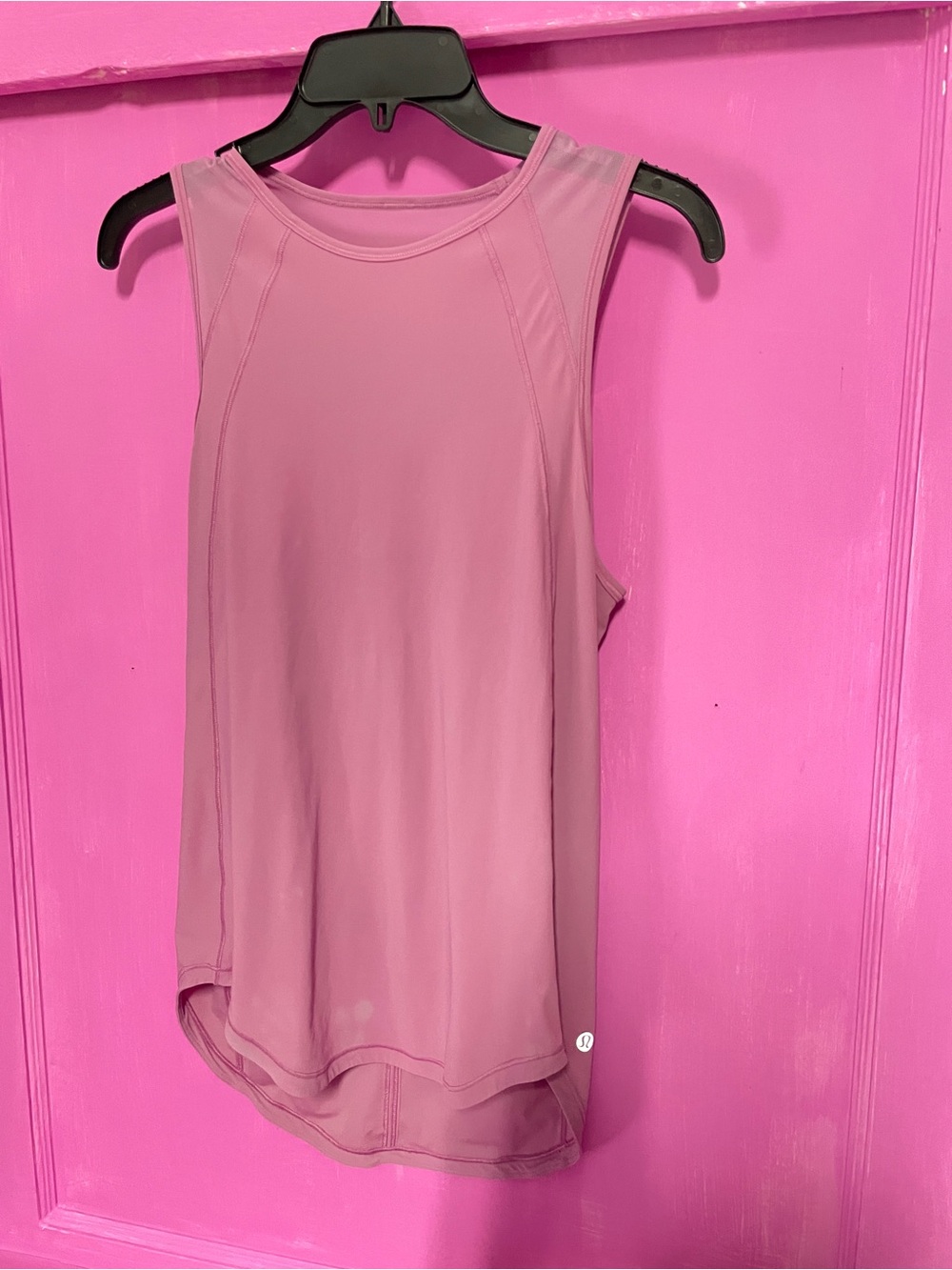 lululemon athletica Pink Tank Top with Reflective Logo - Picture 3 of 4